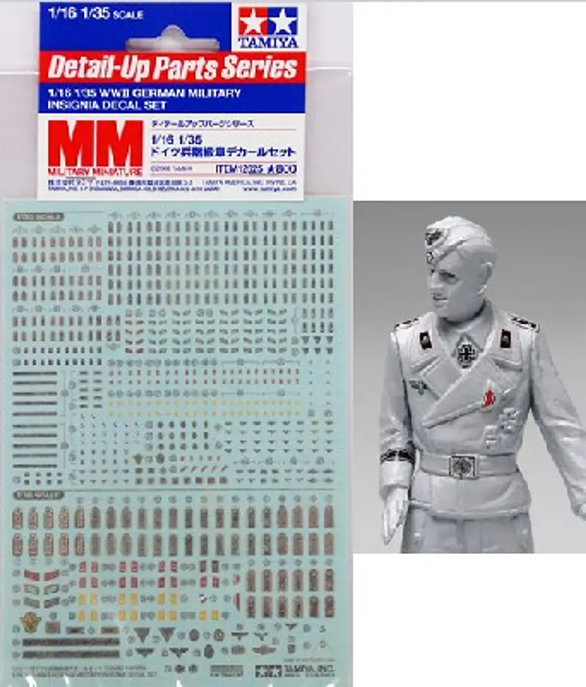 German Military Insignia Decal Set 1/16-1/35 Tamiya