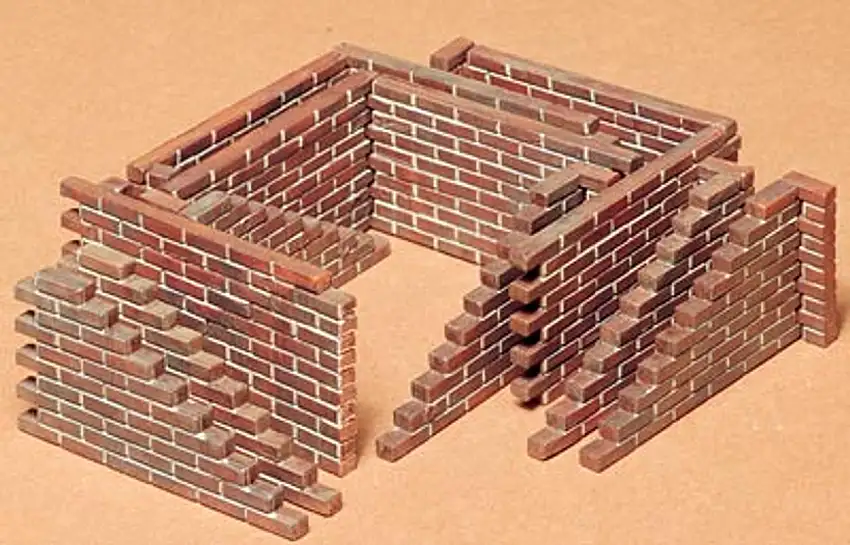 Brick Wall Set 1/35 Tamiya