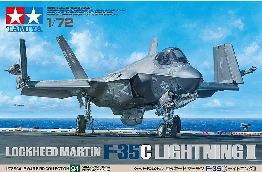 F-35C Lightning II Fighter 1/72 Tamiya