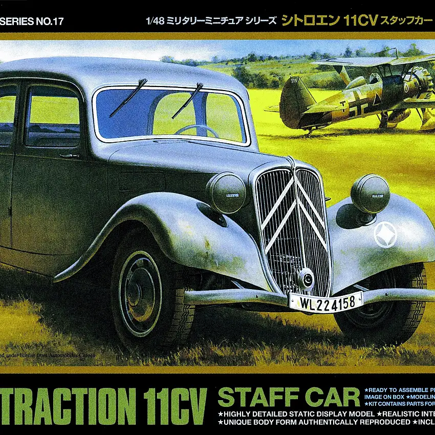 Tamiya 1/48 Citroen 11Cv Staff Car