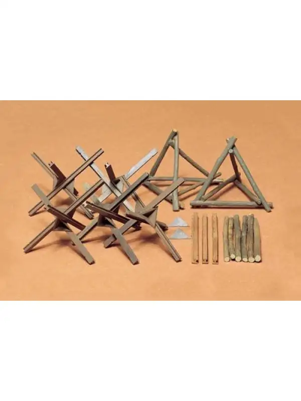 Tamiya 35027 Barricade Set 1/35 Scale Model Kit for Dioramas
