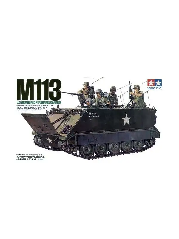 Tamiya 35040 M113 APC US Army Vietnam 1/35 Scale Plastic Model Kit