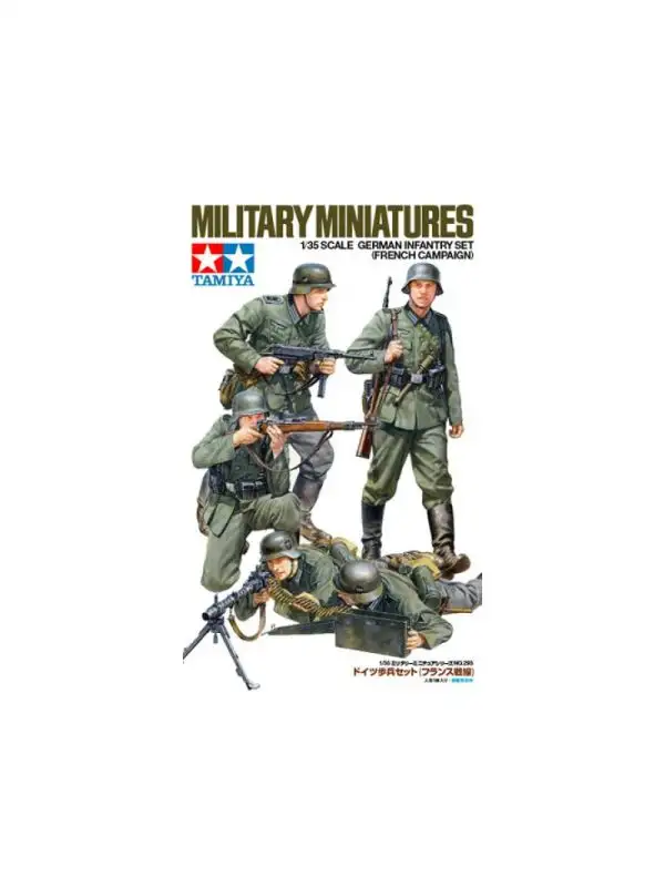Tamiya 35293 WWII German Infantry Set French Campaign 1/35 Scale Model Figures