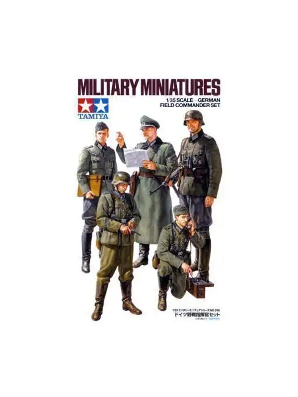 Tamiya 35298 German Field Commander Set 1/35 Scale Plastic Model Figures