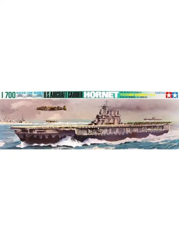 Tamiya 77510 US Aircraft Carrier Hornet CV-8 1/700 Scale Plastic Model Kit