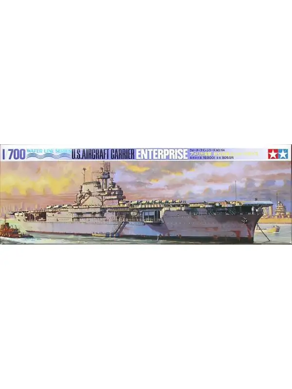 Tamiya 77514 US Aircraft Carrier Enterprise CV-6 1/700 Scale Plastic Model Kit