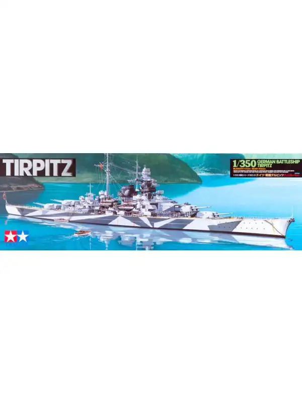 Tamiya 78015 German Battleship Tirpitz 1/350 Scale Plastic Model Kit