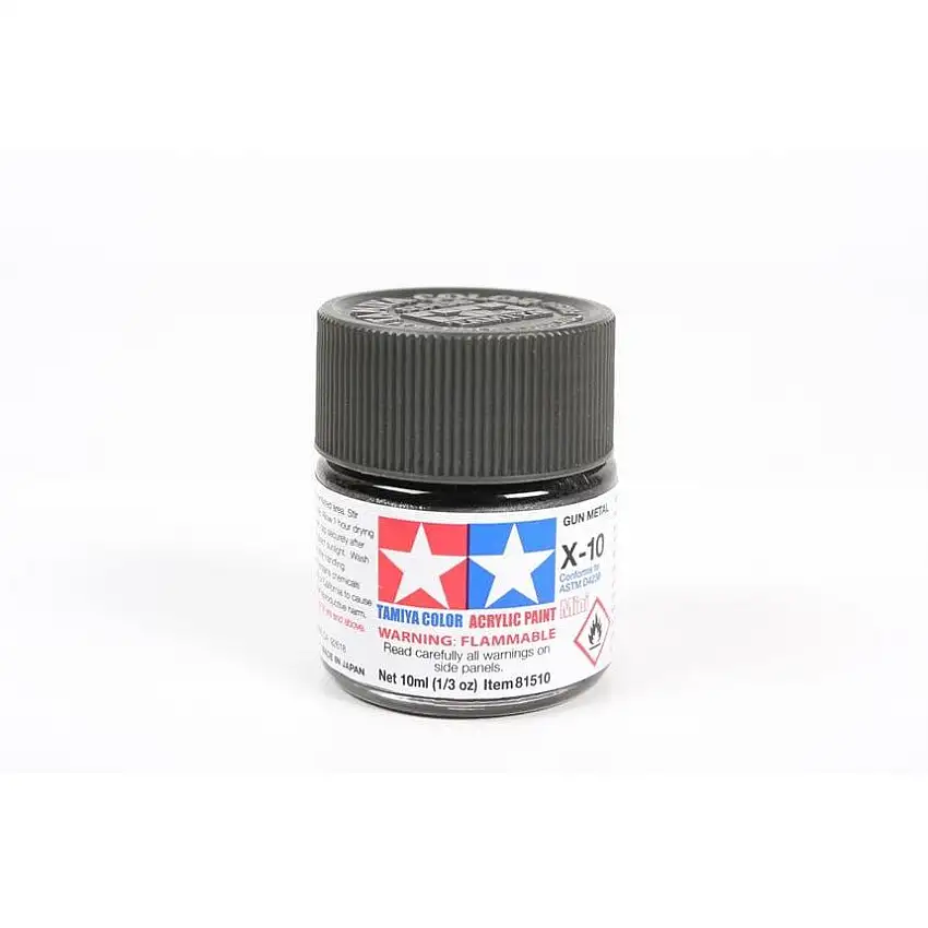 Tamiya Acrylic Mini X-10 Gun Metal