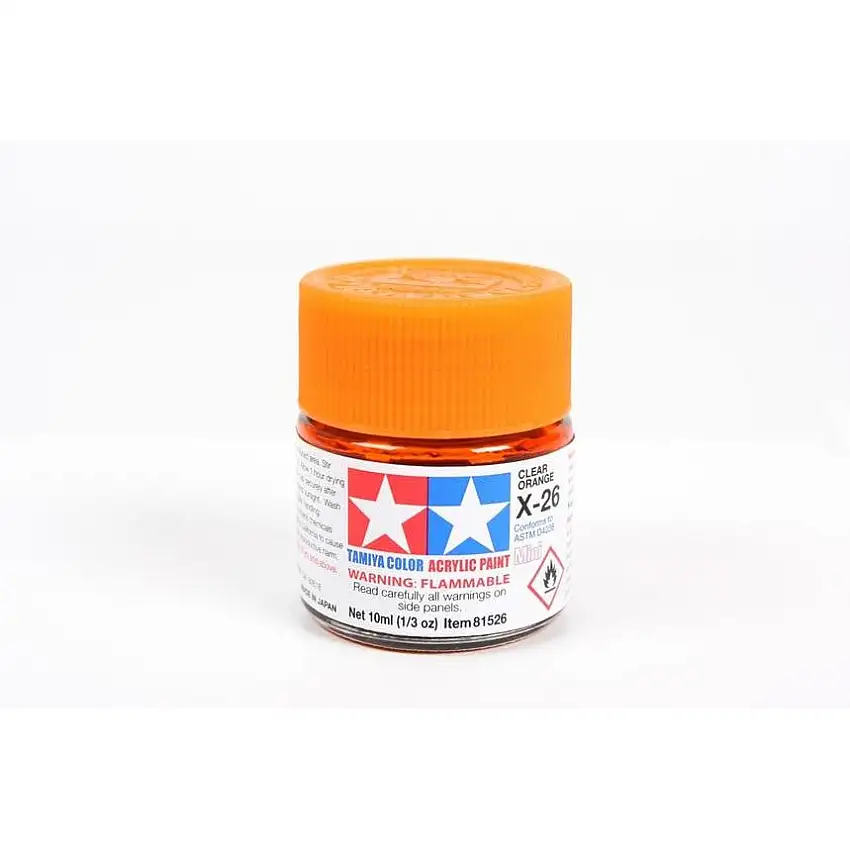 Tamiya Acrylic Mini X-26 Clear Orange