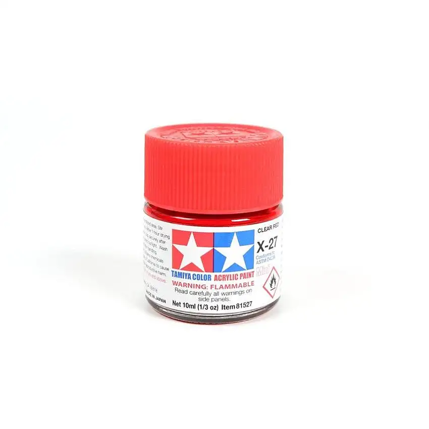 Tamiya Acrylic Mini X-27 Clear Red