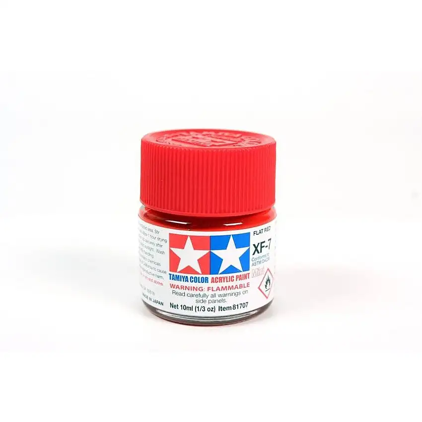 Tamiya Acrylic Mini XF-7 Flat Red