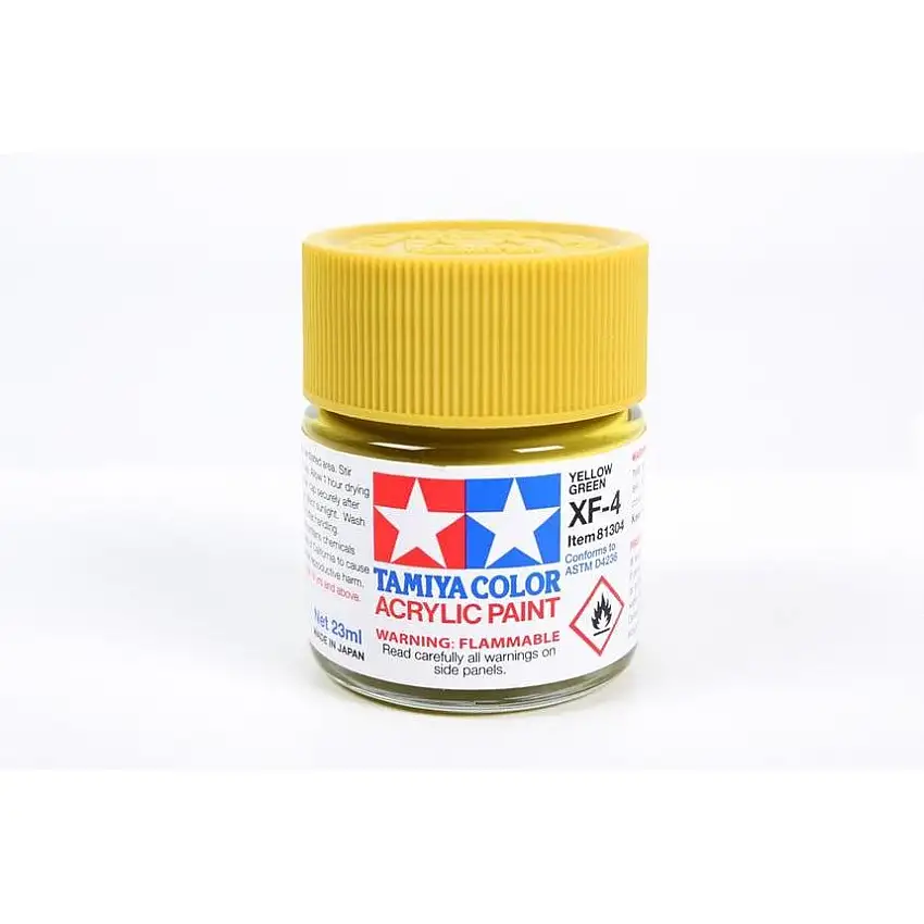 Tamiya Acrylic XF-4 Yellow Green