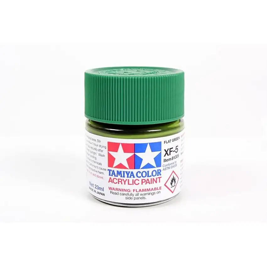 Tamiya Acrylic XF-5 Flat Green