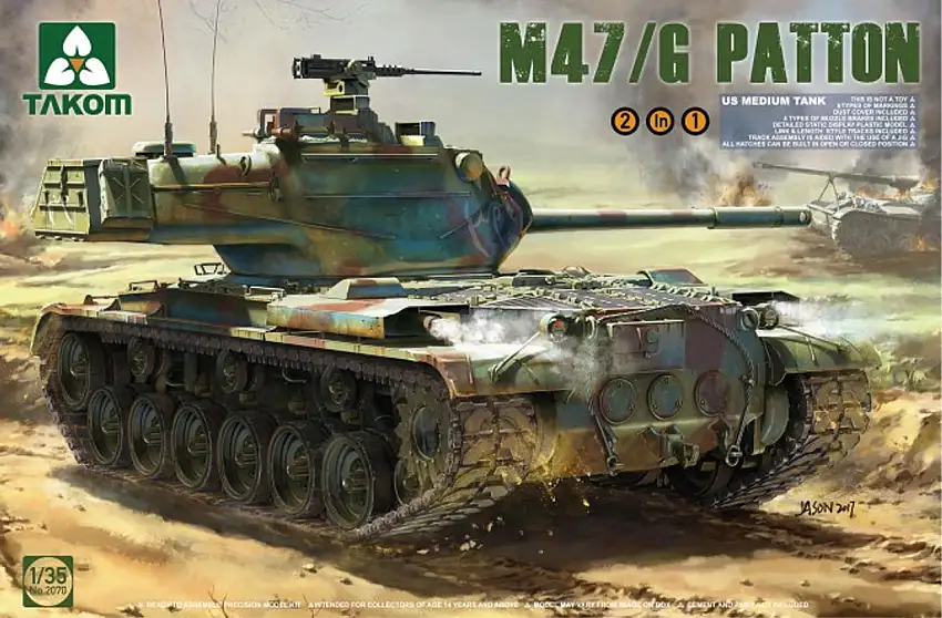 US M47/G Patton Medium Tank (2 in 1) 1/35 Takom