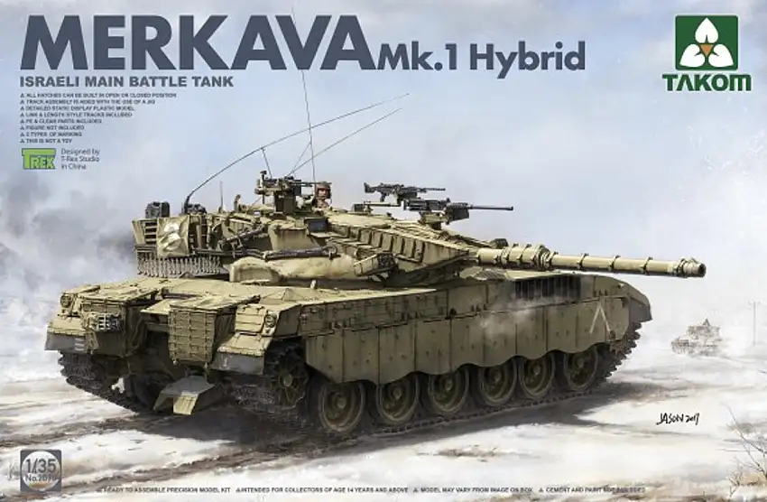 Israeli Merkava Mk I Hybird Main Battle Tank 1/35 Takom