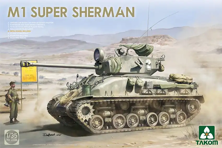 M1 Super Sherman Tank 1/35 Takom