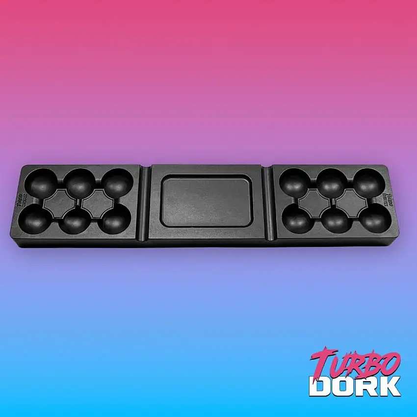 Large Black Silicone Paint Palette 12 Wells Turbo Dork