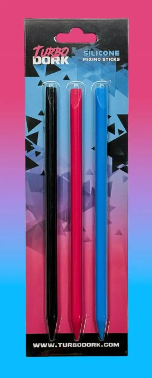 Silicone Mixing Sticks (3) Turbo Dork