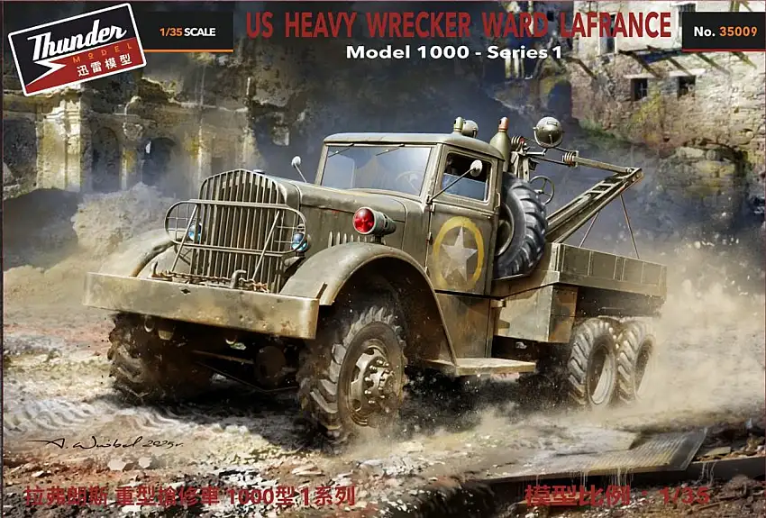US Ward LaFrance M1000 Series 1 Heavy Wrecker 1/35 Thunder Model