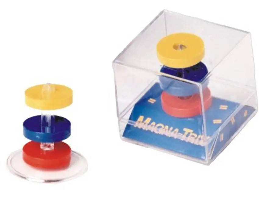 Magna-Trix: Colorful Ring Magnets which Float to Stand Tedco