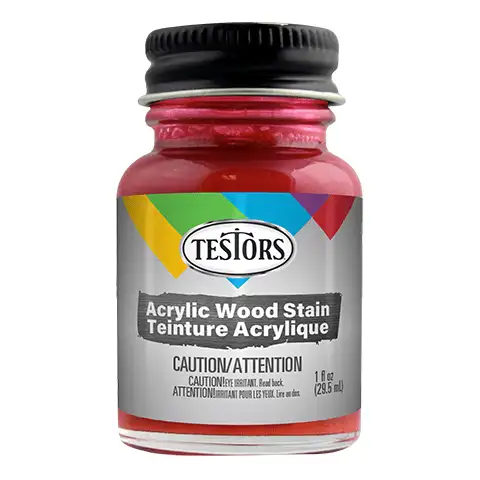 Testors Acrylic Barn Red Stain