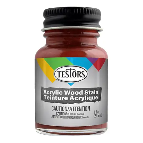 Testors Acrylic Mahogany Stain
