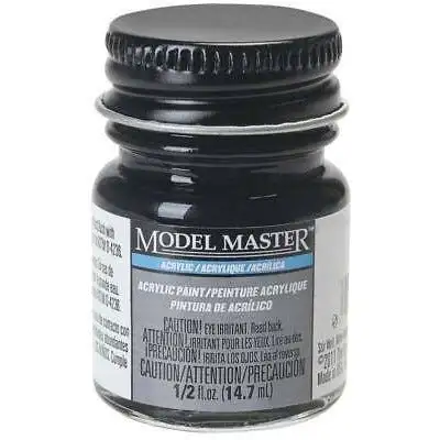 Testors Acrylic Paint Engine Black - Flat