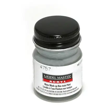 Testors Acrylic Paint Neutral Gray - Flat