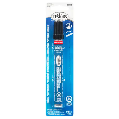 Testors Enamel Markers Dark Blue - Gloss - Carded