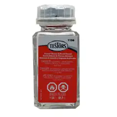 Testors Enamel Primer - Top Coats - Thinner 1/3/4 oz. Clear