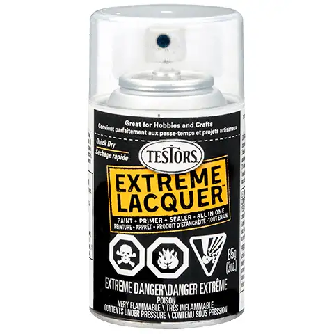 Testors EXTREME LACQUER SPRAY White Lightning - Gloss