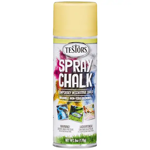 Testors SPRAY CHALK YELLOW