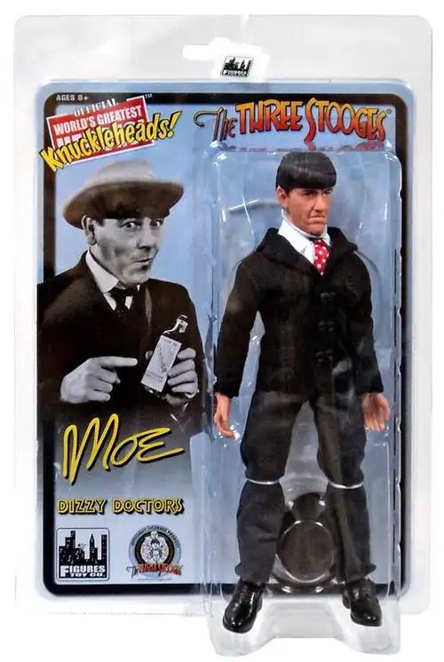 The Three Stooges Dizzy Doctors Moe Action Figure