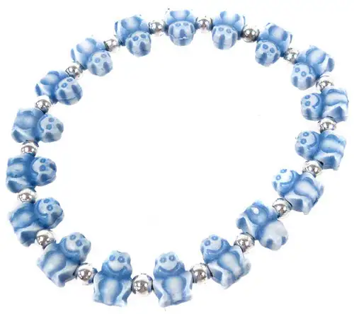 Frogz Blue Frogs Bracelet