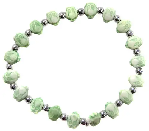 Owlz Green Owls Bracelet