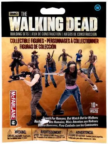 McFarlane Toys The Walking Dead Building Sets Series 1 Walking Dead Collectible Figures Mystery Pack #14520 [Walkers]