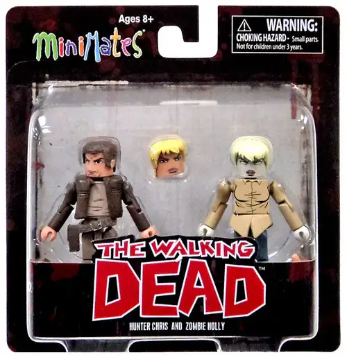 The Walking Dead Comic Minimates Series 7 Hunter Chris & Zombie Holly Minifigure 2-Pack