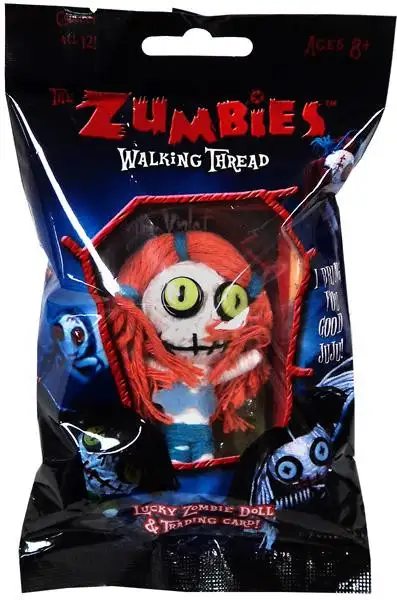 The Zumbies Walking Thread Lucky Zombie Doll Violet Keychain