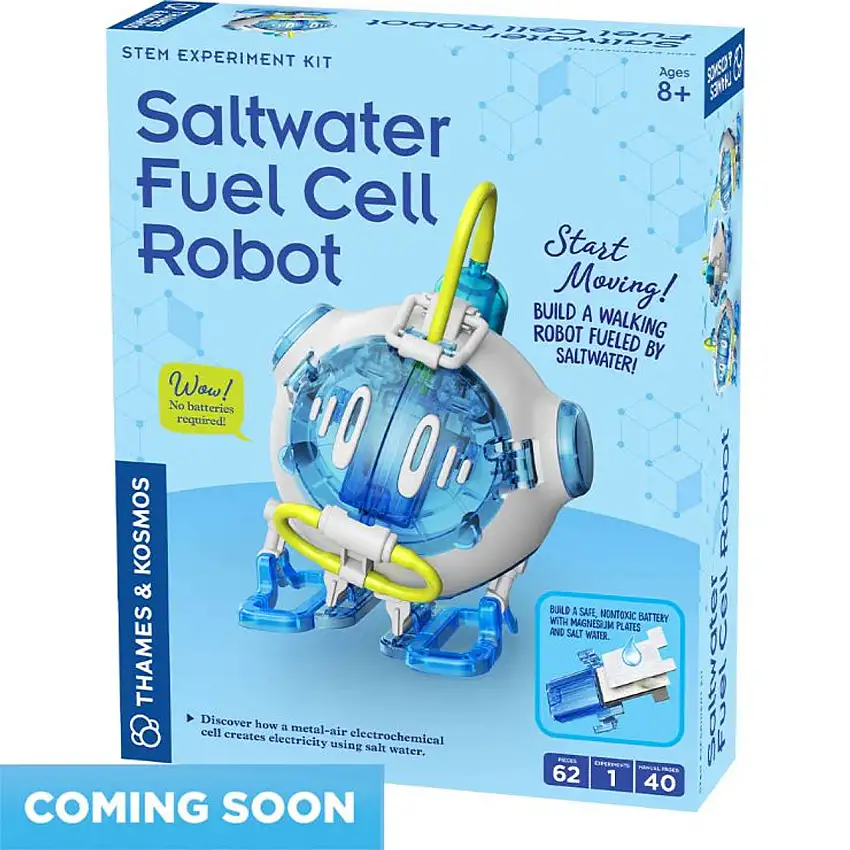 Saltwater Fuel Cell Robot STEM Experiment Kit Thames & Kosmos