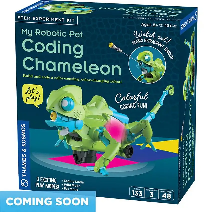 Coding Chameleon Robotic Pet STEM Experiment Kit Thames & Kosmos