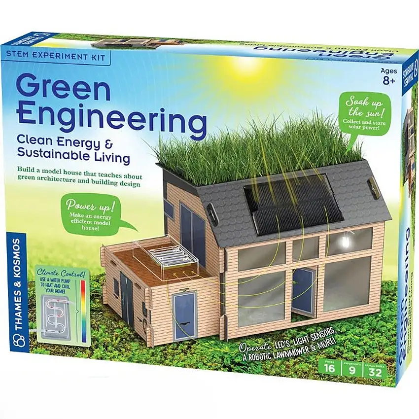 Green Engineering Power House STEM Experiment Kit Thames & Kosmos