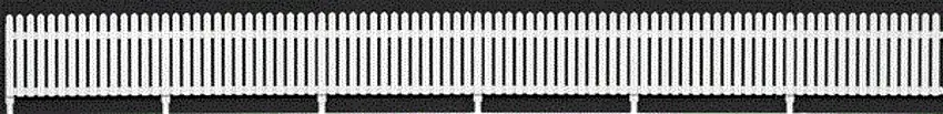 4' x 6.5" Picket Fence (5) HO Scale Tichy Trains