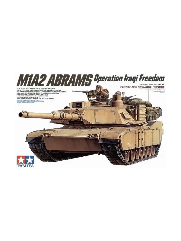Tamiya 35269 M1A2 Abrams Main Battle Tank with 120 mm Gun 1/35 Scale Model Kit