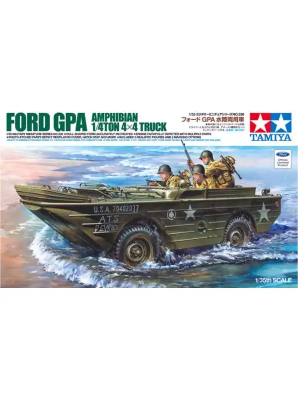 Tamiya 35336 Ford GPA 1/4 Ton Amphibian Truck 1/35 Scale Plastic Model Kit