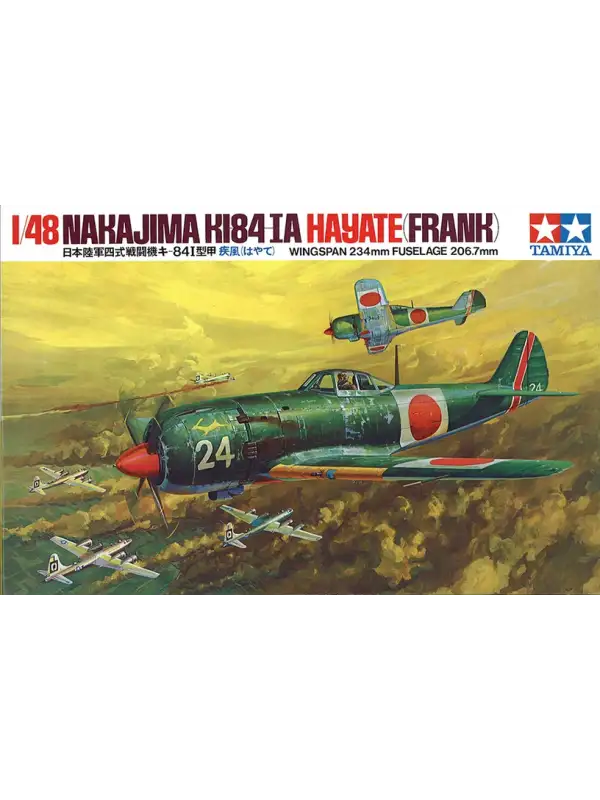 Tamiya 61013 Nakajima Ki-84 Hayate 'Frank' 1/48 Scale Plastic Model Kit