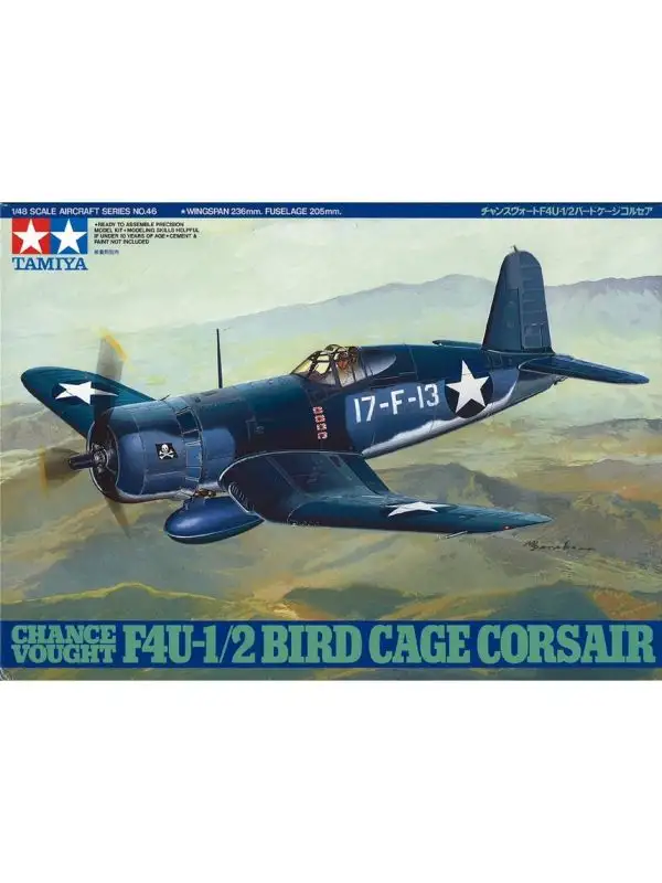 Tamiya 61046 Vought F4U1/2 'Birdcage' Corsair 1/48 Scale Plastic Model Kit