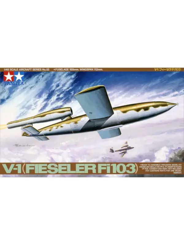 Tamiya 61052 German V1 Flying Bomb 1/48 Scale Plastic Model Kit