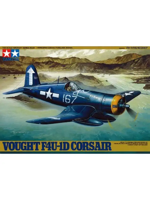 Tamiya 61061 Vought F-4U1D Corsair 1/48 Scale Plastic Model Kit