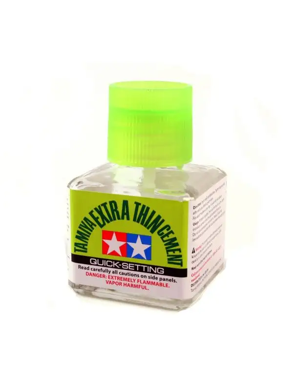 Tamiya 87182 Extra Thin Cement Quick Setting 40 ml Bottle