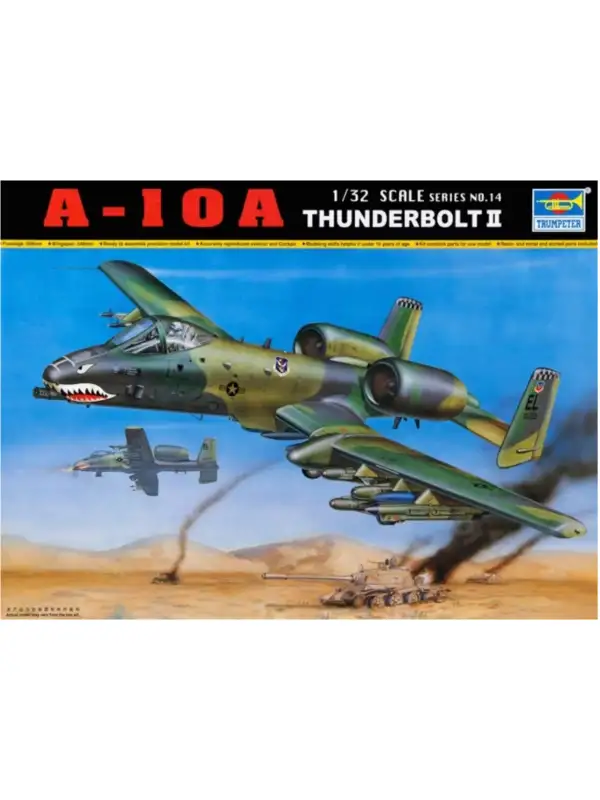 Trumpeter 2214 Republic A-10A Thunderbolt II 1/32 Scale Plastic Model Kit